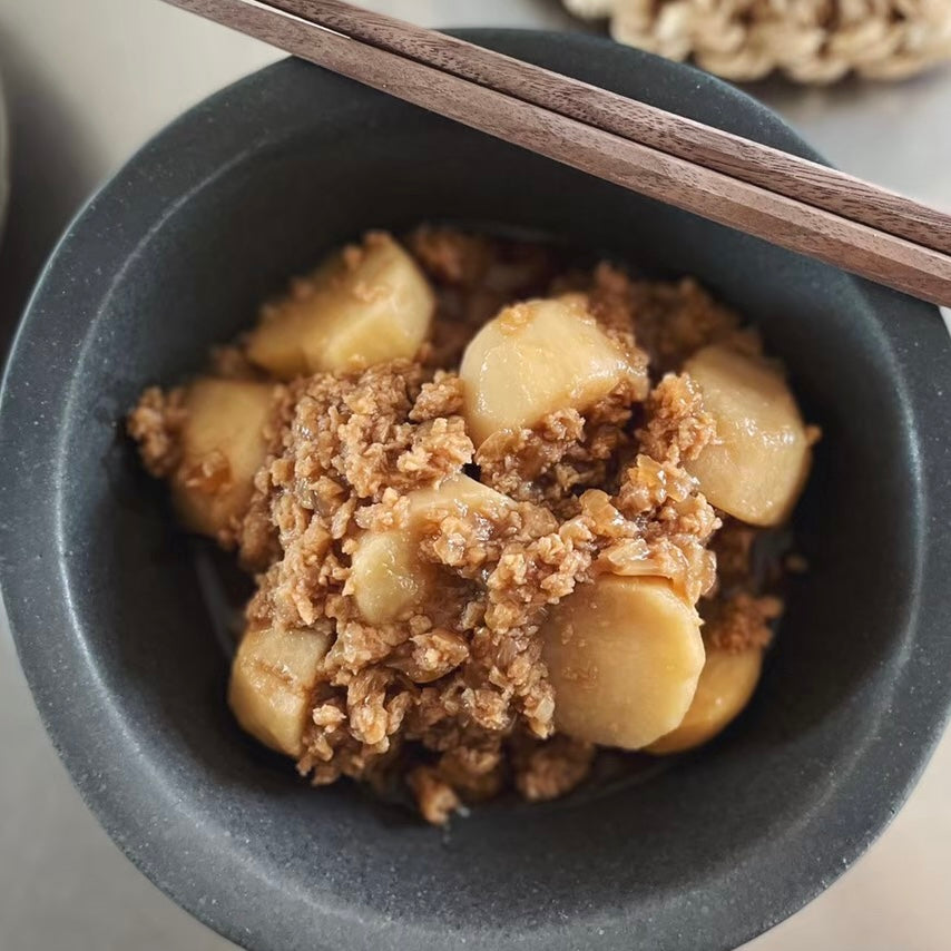 【ほっこり!大豆ミートレシピ】里芋の煮物