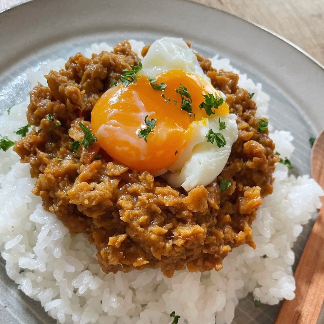 【絶品!大豆ミートレシピ】トマトキーマカレー