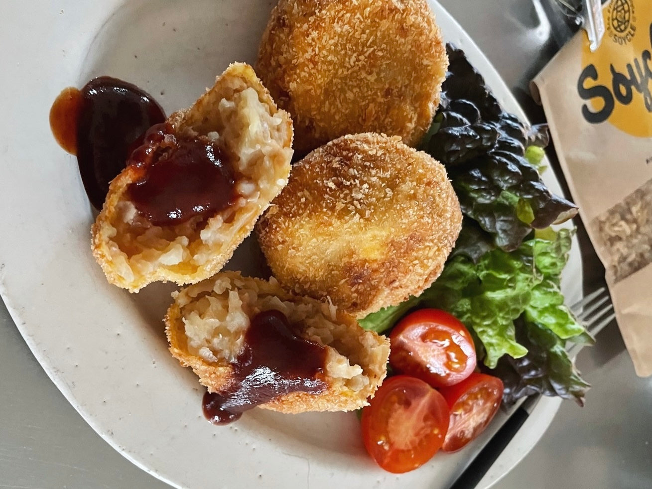 【激うま!大豆ミートレシピ】冬のほくほくコロッケ