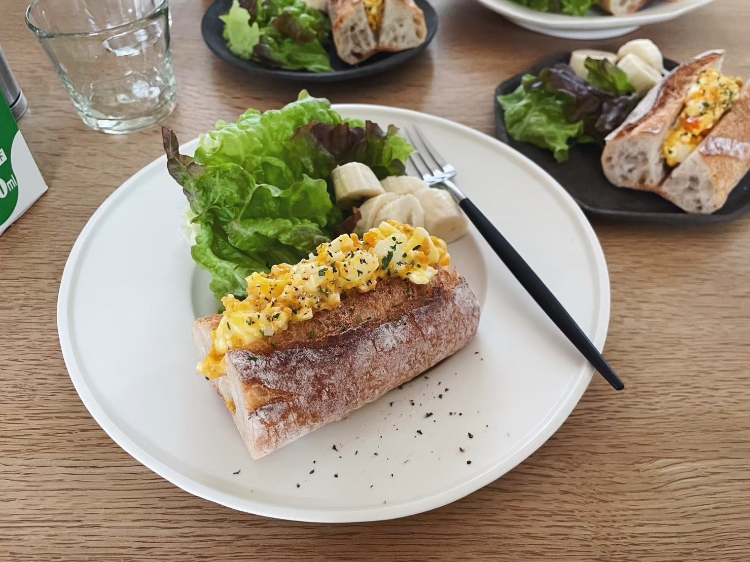 【サッとタンパク質プラス!大豆フレークレシピ】たまごサンド