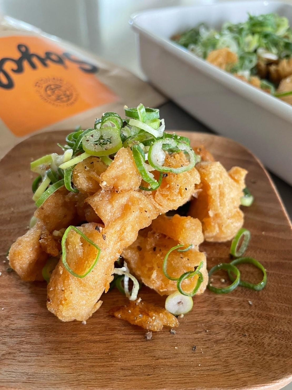 【唐揚げ風!大豆ミートレシピ】ネギだく中華だれ